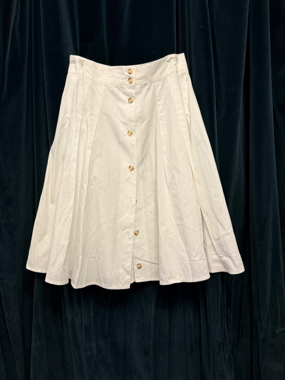 Classic Cotton White Skirt by Forenza Size 14